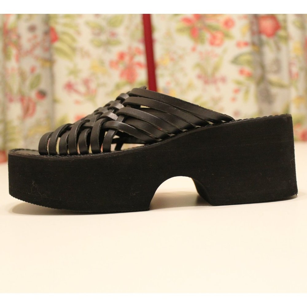 Vintage 90s Y2K Platform Sandals - Made in Brazil